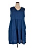 Max Studio Blue Casual Dress Size 3X - photo 1