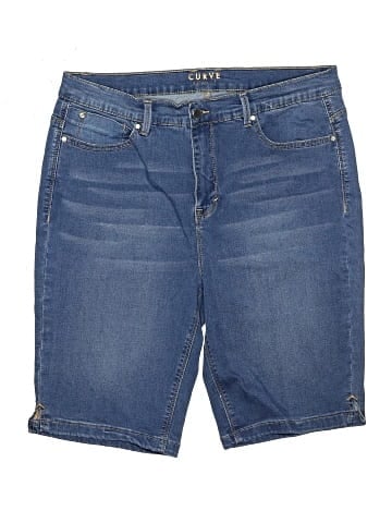 Curve Appeal Denim Shorts (view 1)