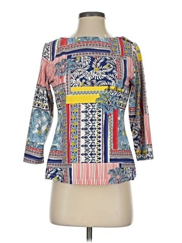 J. McLaughlin 3/4 Sleeve Blouse (view 1)