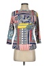 J. McLaughlin Blue 3/4 Sleeve Blouse Size S - photo 1