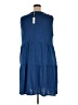 Max Studio Blue Casual Dress Size 3X - photo 2