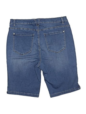Curve Appeal Denim Shorts (view 2)