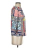J. McLaughlin Blue 3/4 Sleeve Blouse Size S - photo 4