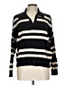 T Tahari Stripes Black Pullover Sweater Size L (estimated) - photo 1