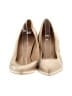 Naturalizer 100% Leather Metallic Gold Heels Size 8 1/2 - photo 2