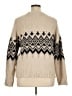 Design History Chevron-herringbone Tan Pullover Sweater Size 1X - photo 2