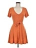 Forever Orange Casual Dress Size M - photo 1