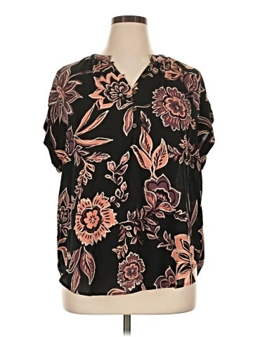 Maurices Short Sleeve Blouse (view 1)