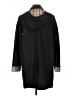 Burberry 100% Cotton Black Trench Coat Size 12 - photo 2