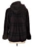 Zara Basic Plaid Black Wool Coat Size L - photo 2