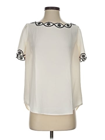Ann Taylor LOFT Outlet Short Sleeve Blouse (view 1)