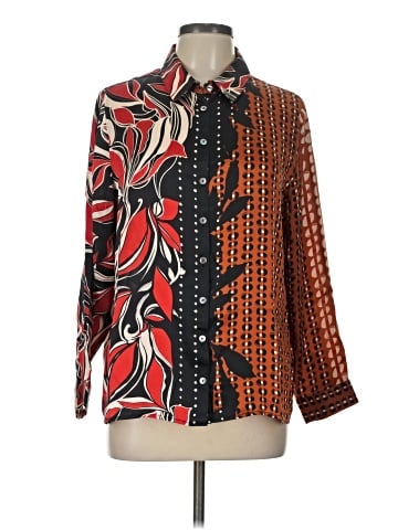 Soft Surroundings Long Sleeve Silk Top (view 1)