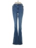 Express Hearts Blue Jeans Size M - photo 1