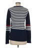 Quiksilver 100% Cotton Stripes Blue Pullover Sweater Size M - photo 2