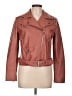 Zara 100% Polyester Brown Burgundy Jacket Size L - photo 1