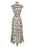 Max Studio Floral Ivory Casual Dress Size S - photo 2