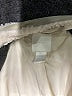 H&M 100% Polyester Ivory Coat Size S - photo 6