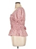 Free People 100% Polyester Pink Short Sleeve Top Size XL - photo 5