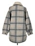 Lucky Brand 100% Polyester Plaid Gray Coat Size S - photo 2