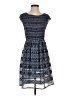 Max Studio Print Blue Casual Dress Size S - photo 1