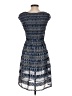 Max Studio Print Blue Casual Dress Size S - photo 2