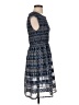Max Studio Print Blue Casual Dress Size S - photo 4