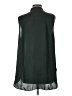 DR2 100% Polyester Green Black Sleeveless Blouse Size L - photo 2