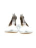 Yosi Samra 100% Leather Metallic Silver Flats Size 7 - photo 2