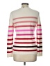 Talbots 100% Cashmere Stripes Pink Cashmere Pullover Sweater Size L - photo 2