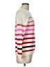 Talbots 100% Cashmere Stripes Pink Cashmere Pullover Sweater Size L - photo 4