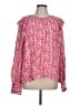 BCBGMAXAZRIA 100% Viscose Pink Long Sleeve Blouse Size L - photo 1