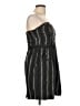 BCBGeneration 100% Cotton Metallic Gray Cocktail Dress Size 12 - photo 4