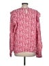 BCBGMAXAZRIA 100% Viscose Pink Long Sleeve Blouse Size L - photo 2