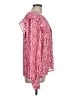 BCBGMAXAZRIA 100% Viscose Pink Long Sleeve Blouse Size L - photo 4