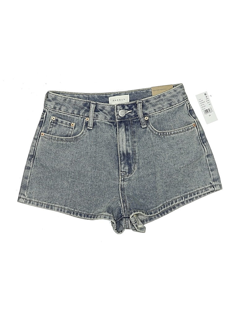 Pacsun Denim Shorts In Gray