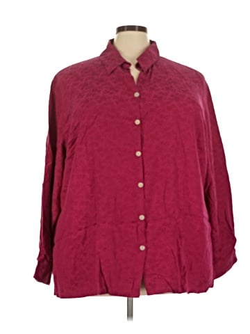 Avenue Long Sleeve Silk Top (view 1)