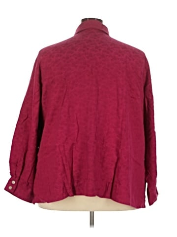Avenue Long Sleeve Silk Top (view 2)
