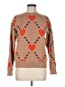 THML Hearts Brown Pullover Sweater Size M - photo 1