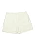 Express Solid Ivory Shorts Size 10 - photo 1