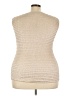 DressBarn 100% Polyester Tan Sleeveless Blouse Size 22 - photo 2