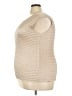 DressBarn 100% Polyester Tan Sleeveless Blouse Size 22 - photo 5