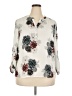 Daniel Rainn Floral Ivory 3/4 Sleeve Blouse Size XXL - photo 1