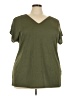 Misia Green Short Sleeve Top Size 3X - photo 1