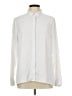 Express 100% Polyester Solid Ivory Long Sleeve Blouse Size L - photo 1