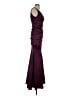 Xscape Burgundy Cocktail Dress Size 4 - photo 4
