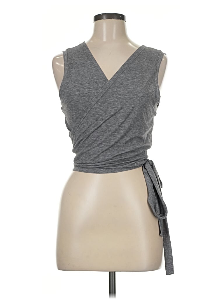 Pre-owned Gap Fit Sleeveless T-shirt In Gray