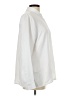 Express 100% Polyester Solid Ivory Long Sleeve Blouse Size L - photo 4