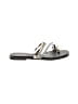Bamboo Silver Sandals Size 10 - photo 1