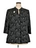 Alex Evenings Paisley Gray Coat Size 2X - photo 1