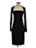 Moda International Solid Black Cocktail Dress Size S - photo 1